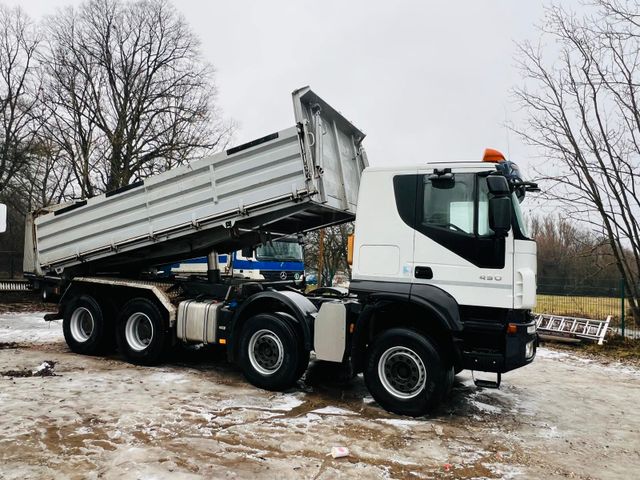 Iveco TRAKKER450.AT410T45.MEILER.3S KIPPER.8X4.TÜV.TOP