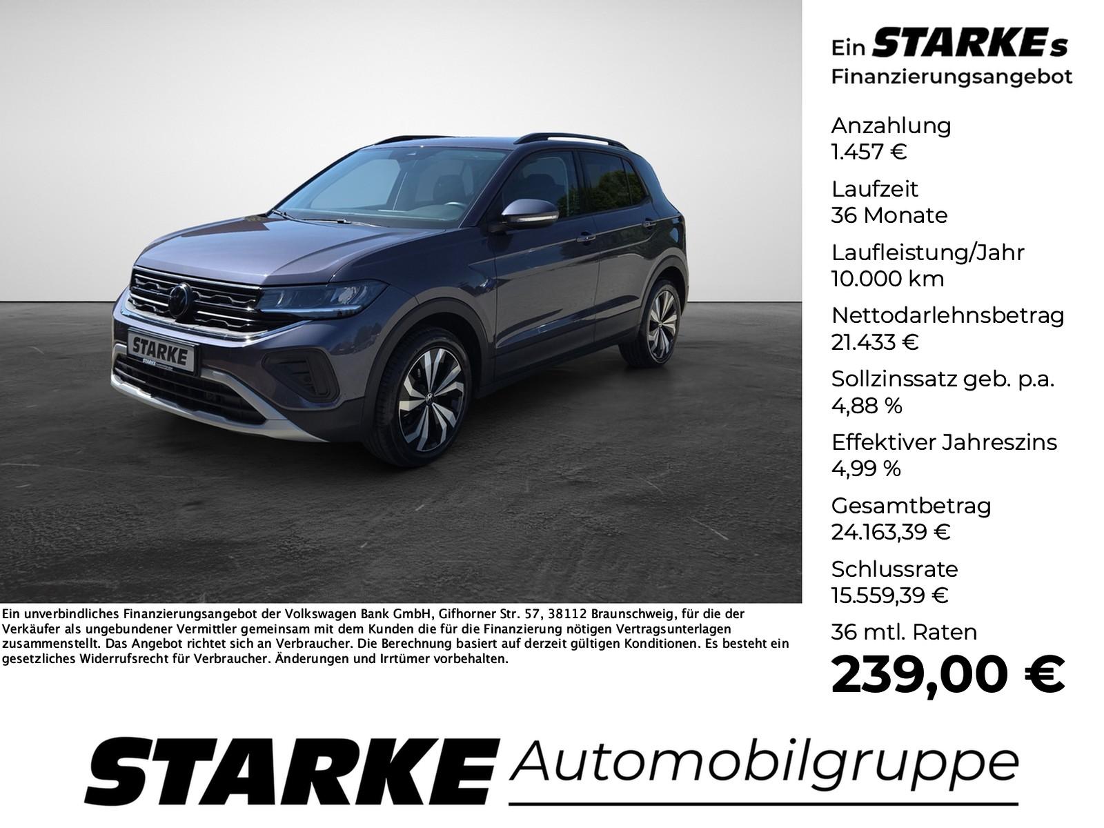 Volkswagen T-Cross 1.0 TSI DSG Life  LED Kamera PDC LM Klim