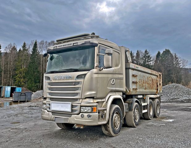 Scania R490 *8x4 *DUMPER *FULL STEEL *RETARDER