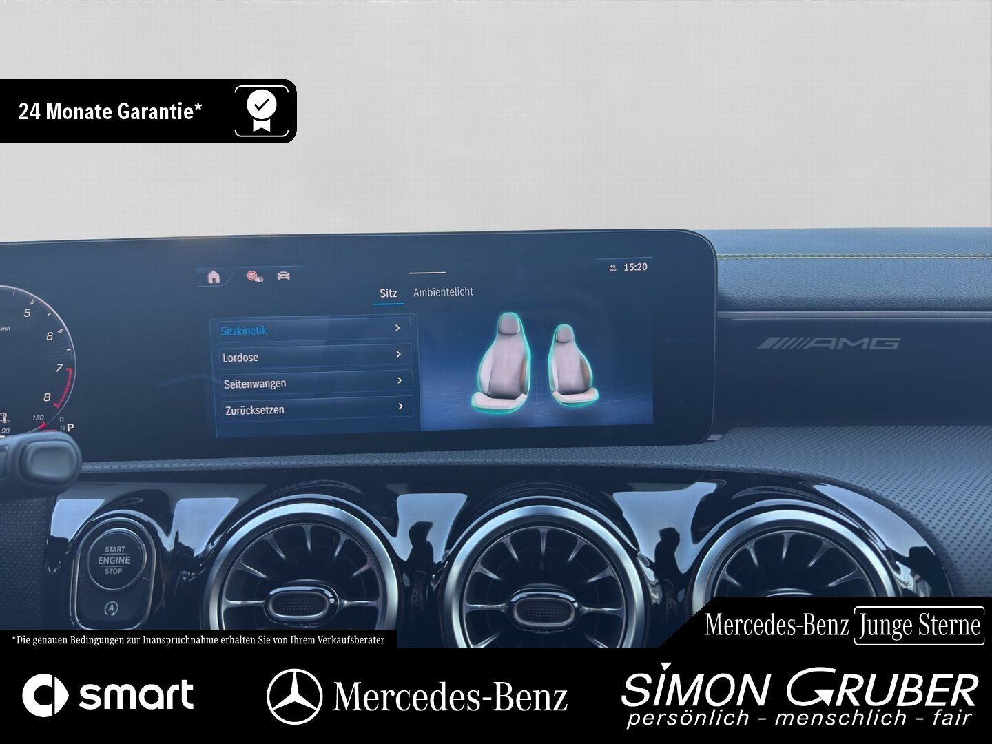 Fahrzeugabbildung Mercedes-Benz CLA 45 S 4M+ AMG Aero Burm Pano HUD Perfo Sitze