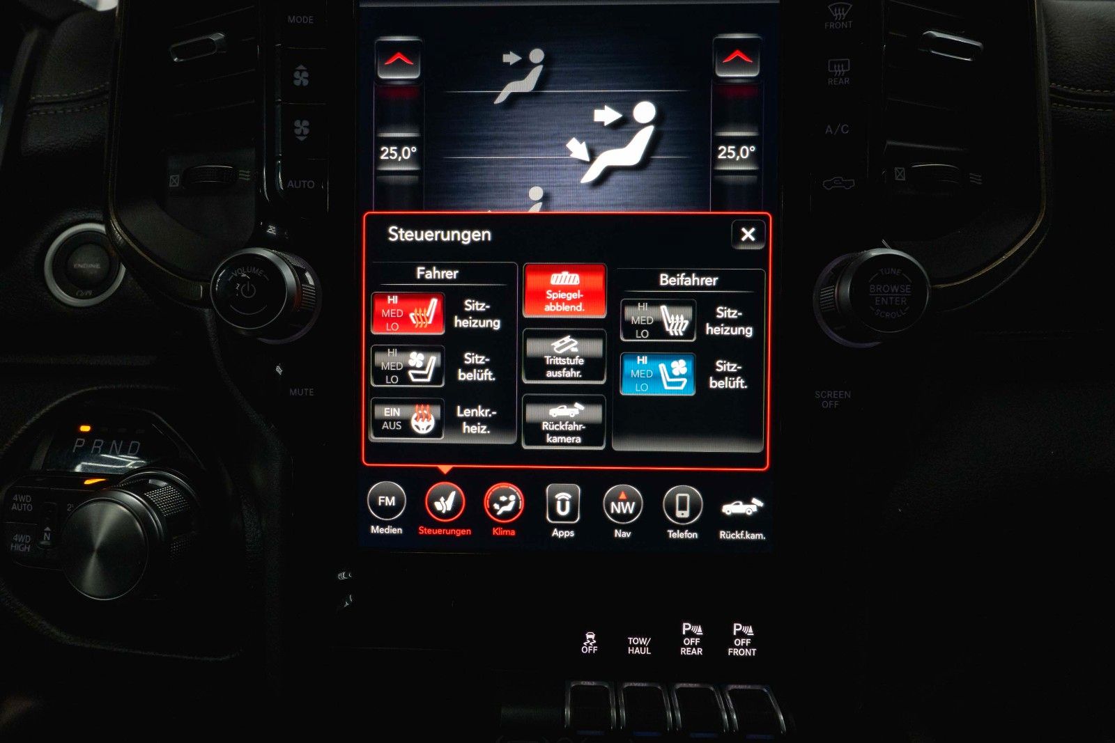 Fahrzeugabbildung Dodge RAM 5.7 V8 HEMI 4x4 OFFROAD Night Limited 19%