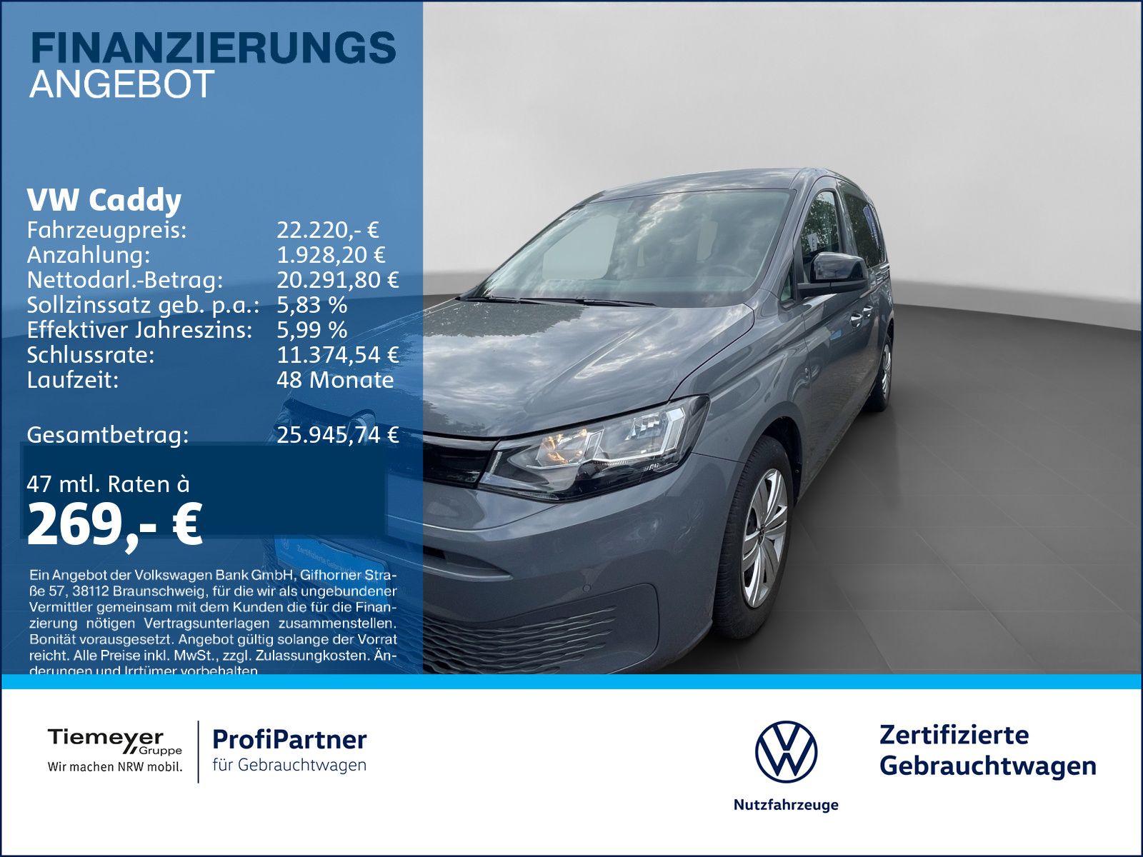 VW Caddy TSI PDC SITZHZG ALLWETTER