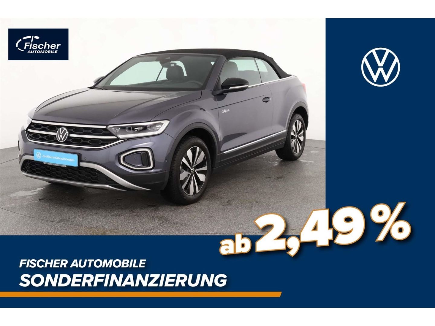 Volkswagen T-Roc Cabriolet 1.0 TSI GOAL 6Gg. NAV/LED/RFK/SH