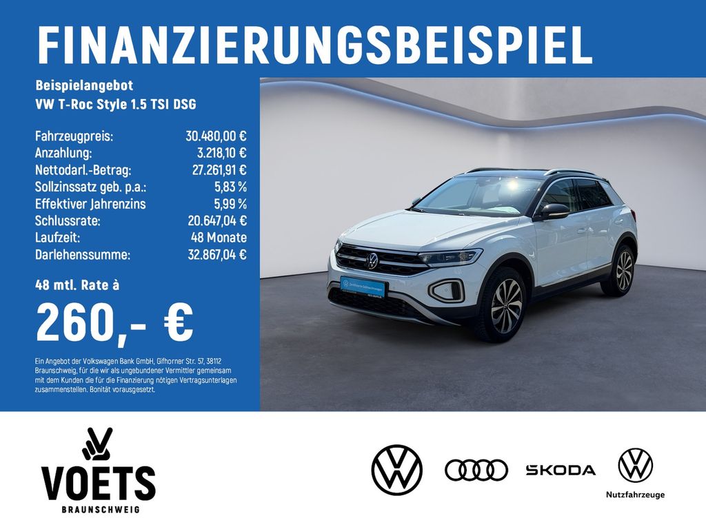 T-Roc Style 1.5 TSI DSG IQ.Drive+Keyless