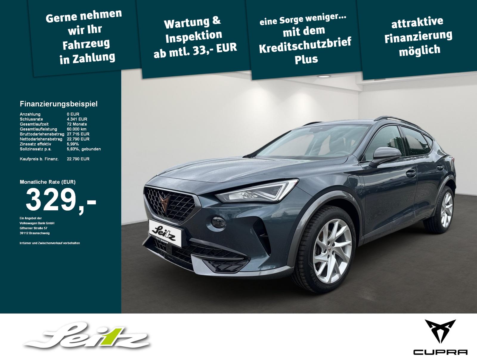 Cupra Formentor 1.4 TSI e-Hybrid *AHK*LED*PDC*SITZH*
