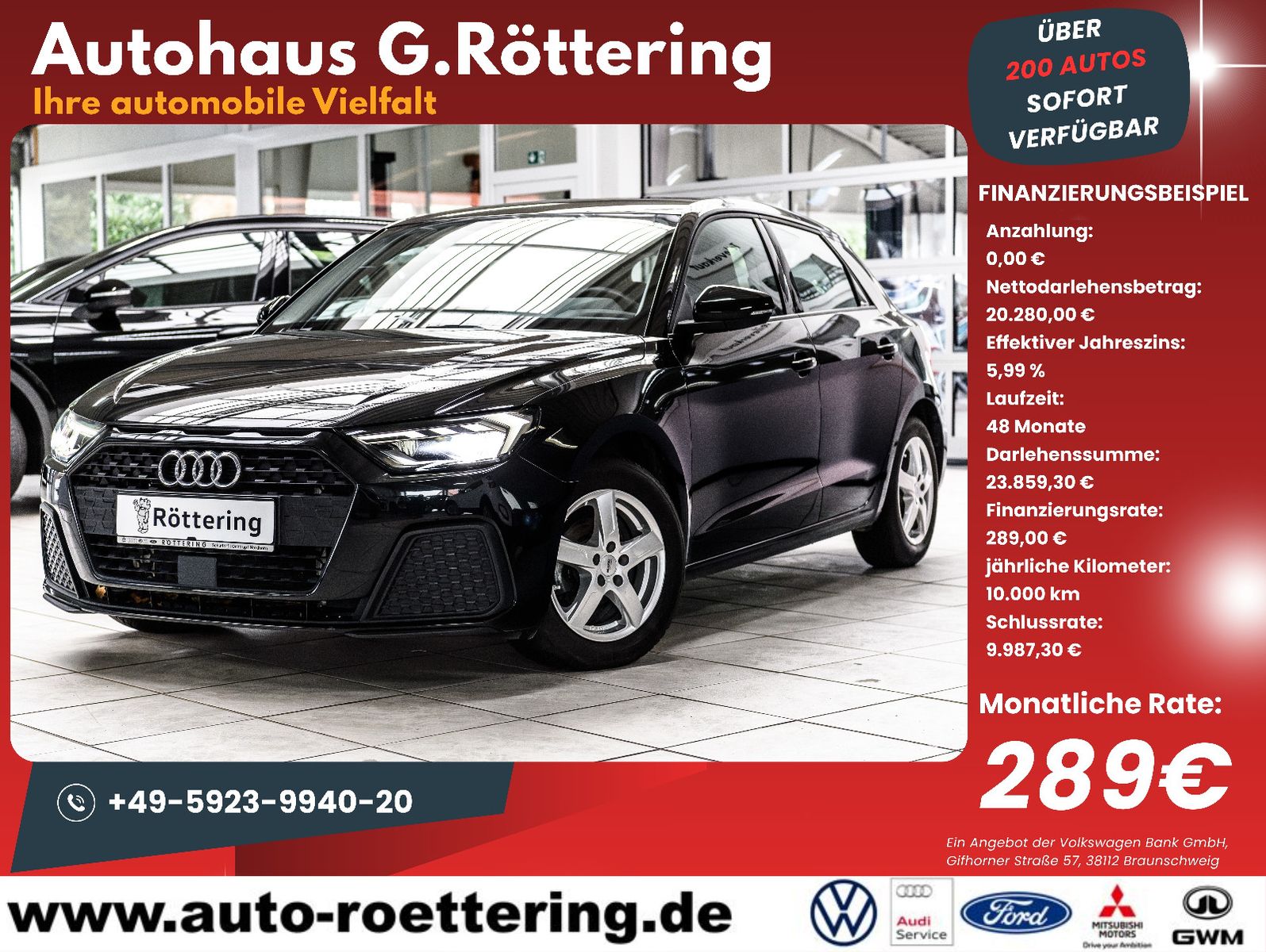 Fahrzeugabbildung Audi A1 Sportback 25 TFSI basis
