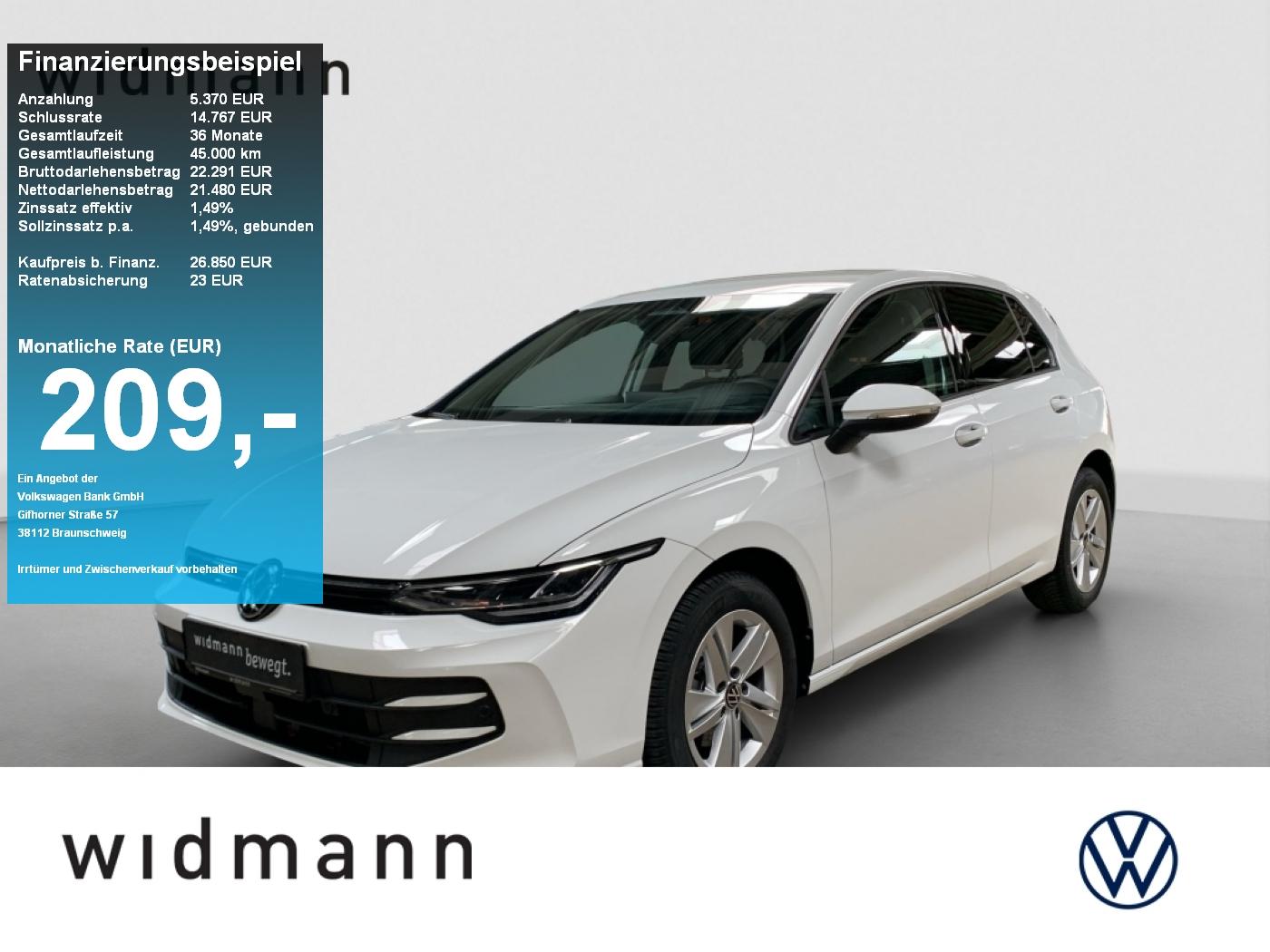 Volkswagen Golf Life 115 PS eTSI DSG ACC Kamera Standheizun
