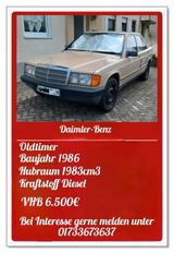 Mercedes-Benz Mercedes Benz w201 190d - Mercedes-Benz 190 aus 1986 mit Diesel-Antrieb
