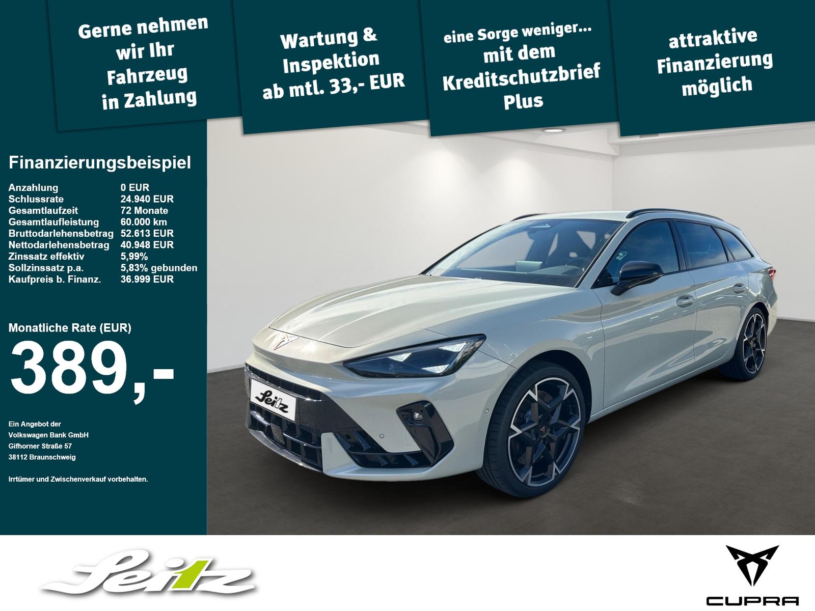 Cupra Leon Sportstourer 2.0 TSI 4Drive VZ *AHK*MATRIX*