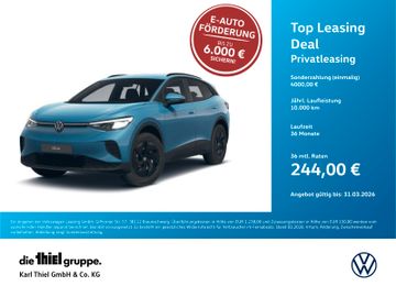 Volkswagen Leasingangebot: Volkswagen ID.4 Pure 52 kWh 4000€ E-Förderung als Anzahlung