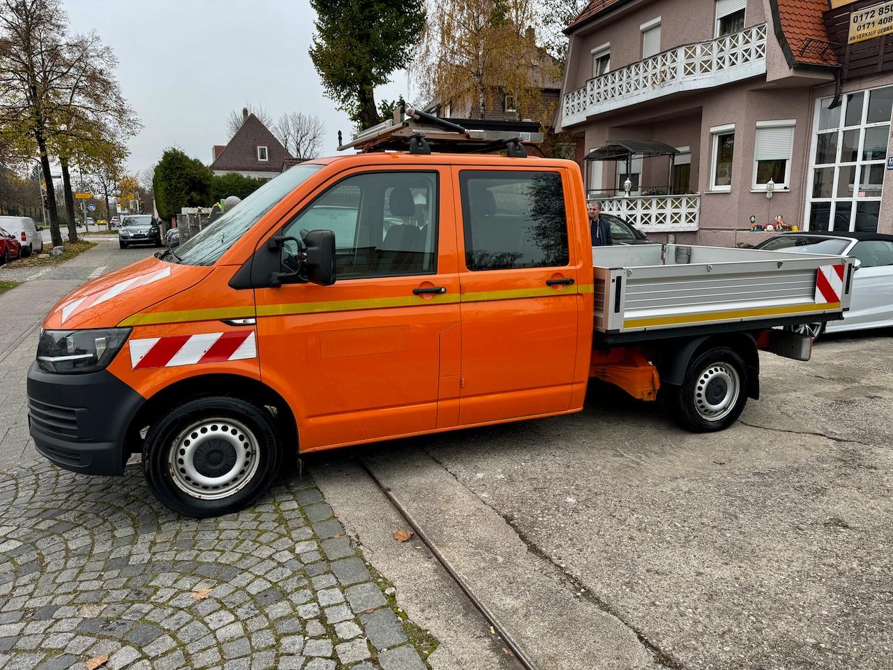 Volkswagen T6 Pritsche DoKa 2.0 TDI *1.Hand*Standheizung*AH