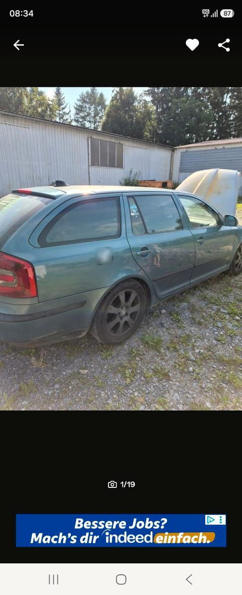 Skoda Octavia 2006 — rear view