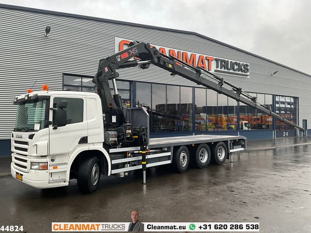 Scania P 420 8x2 Hiab 42 Tonmeter laadkraan met Lier!