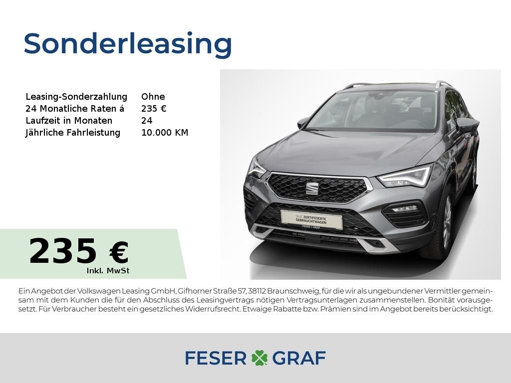 Seat Ateca 1.5 TSI Style DSG ACC LED Navi Sitzh. 17"