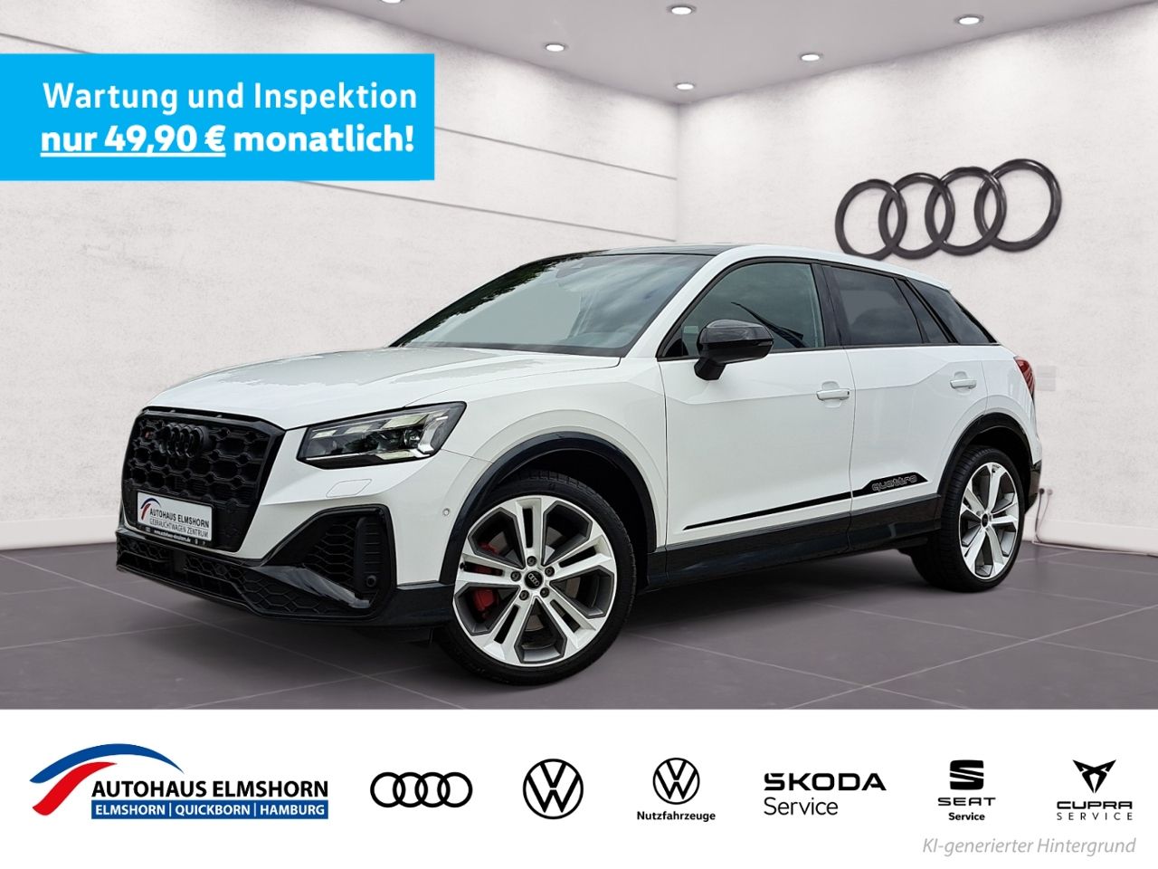 Audi SQ2 TFSI S tronic PANO AHK NAV SONOS KAM DWA MAT