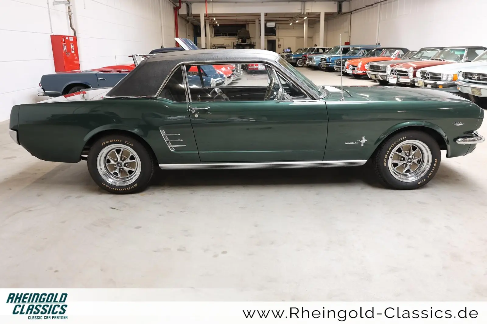 Ford Mustang 289 Coupé V8 Bullitt Green, Automatik