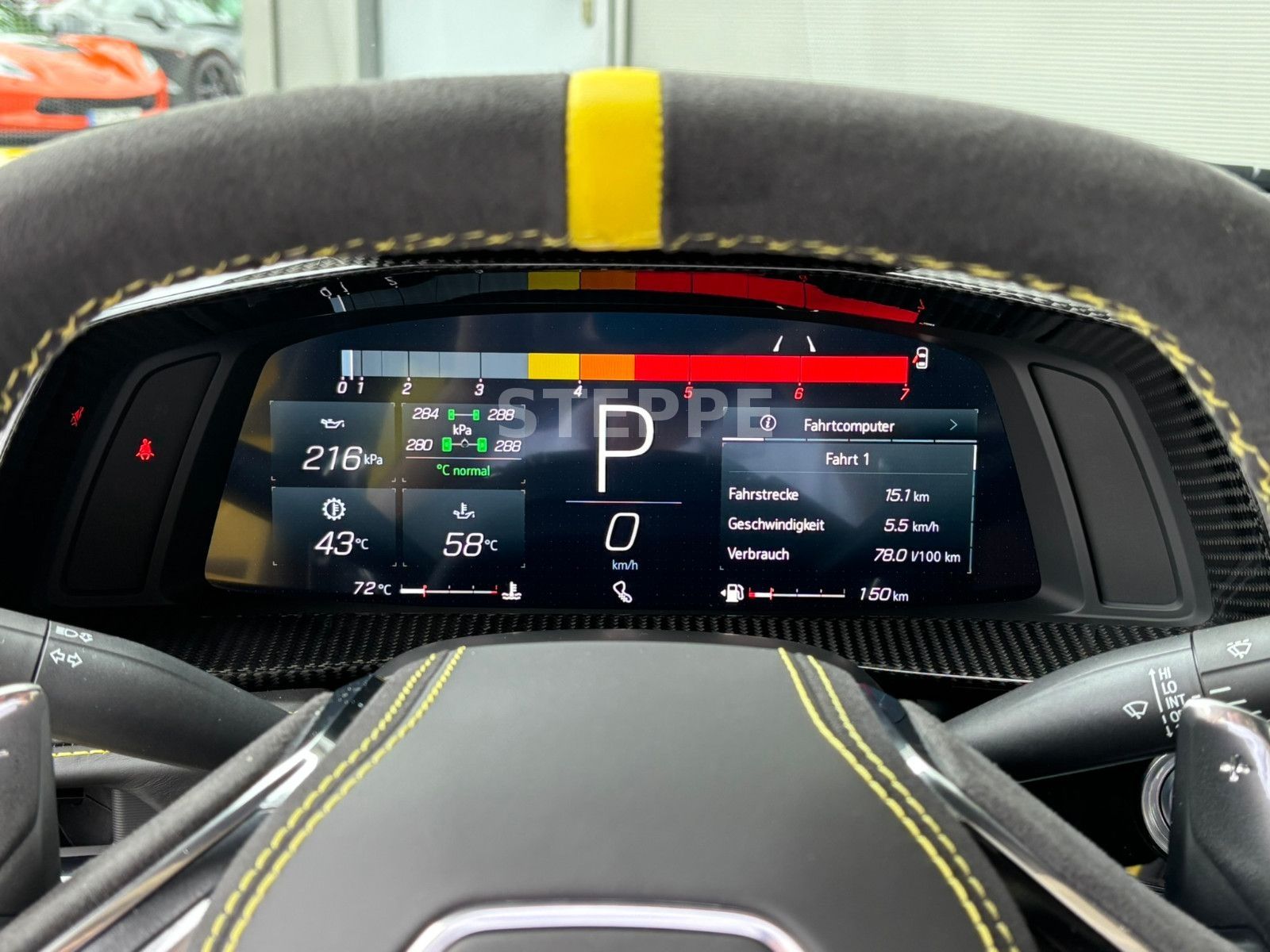 Corvette C8 Stingray Convertible 2025 3LT EUModell STEPPE