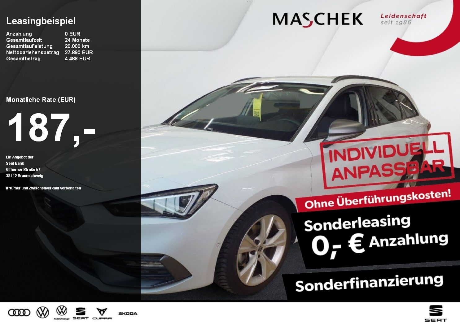 Seat Leon ST 1.5 eTSI DSG Matrix Navi RearView ACC Si