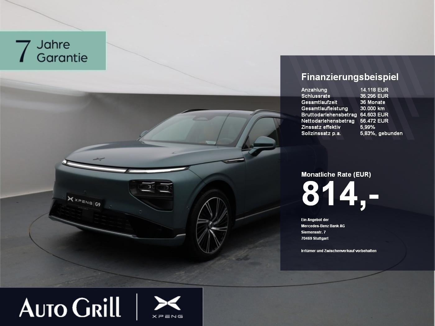 XPENG G9 2025 AWD Performance AHK PremiumPaket Pano