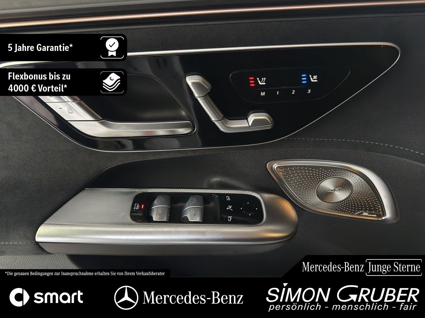 Fahrzeugabbildung Mercedes-Benz EQE 350 4M AMG Hyper Airmatic Massage Mod 2025