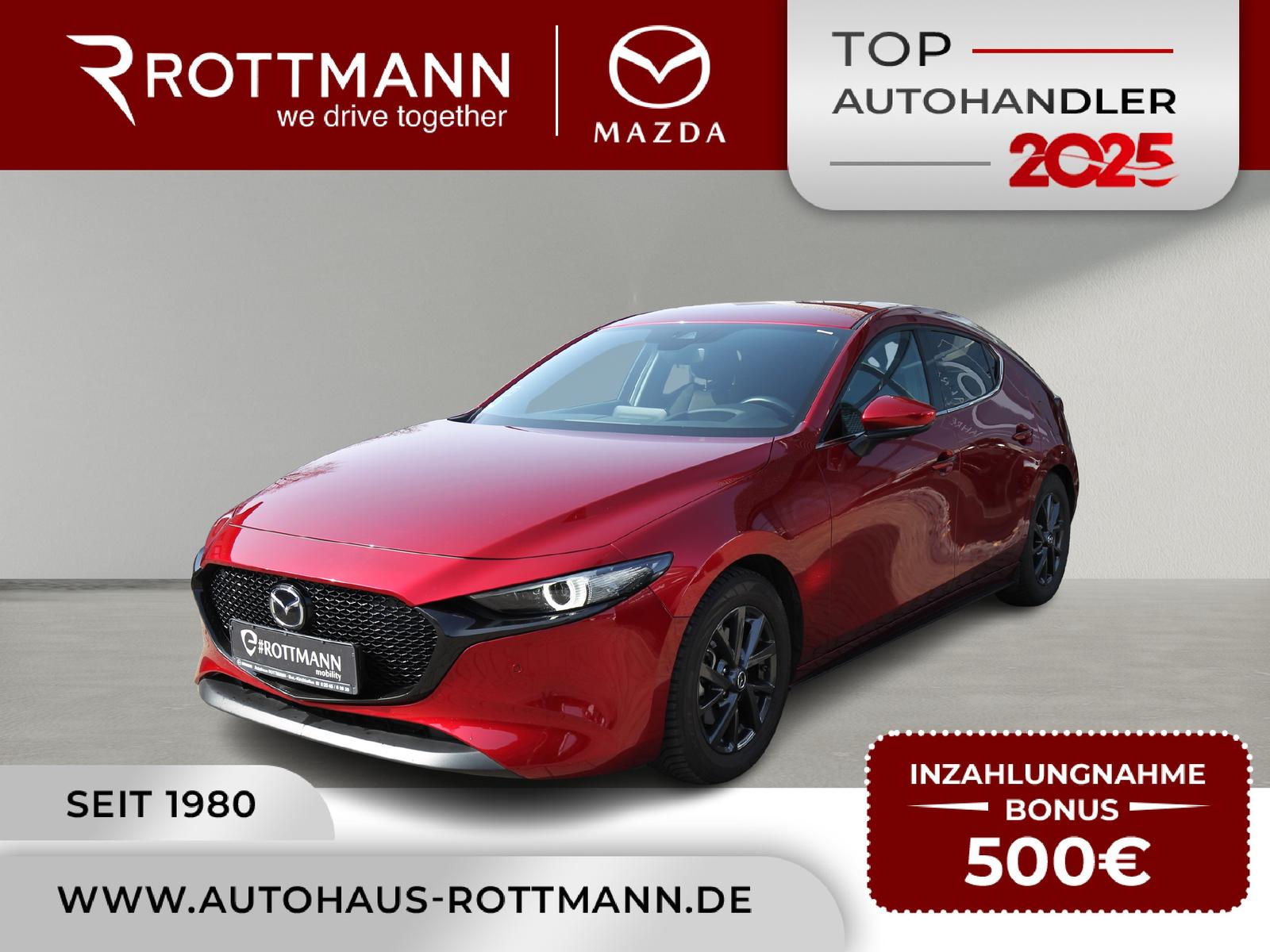 Mazda 3 Selection DESIGN-P/PREMIUM-P/360°/BOSE/AHK/WKR