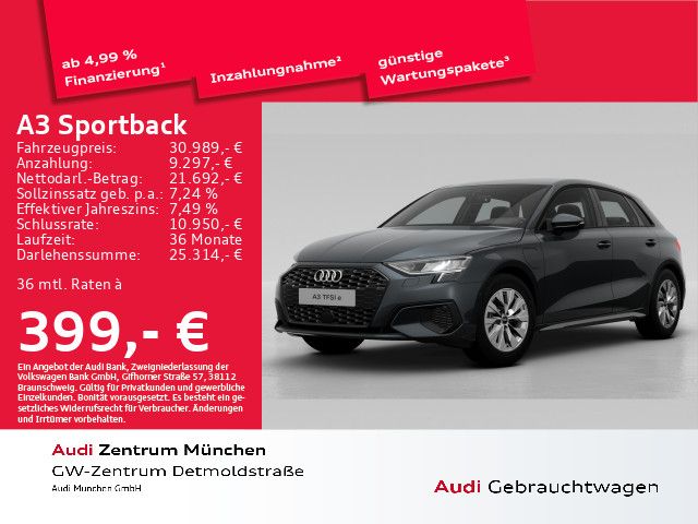 Audi A3 Sportback 40 TFSI e S tronic LED/Kamera/PDC+