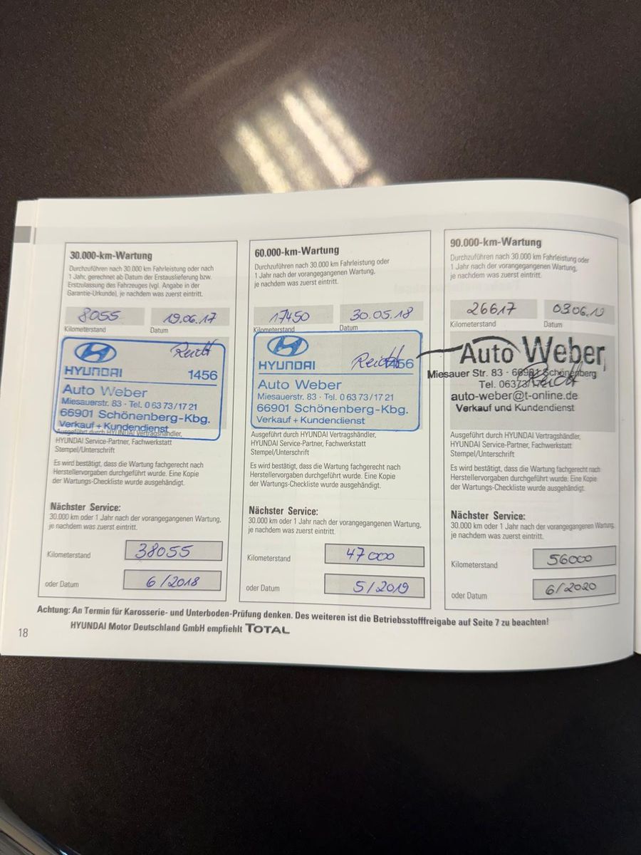 Fahrzeugabbildung Hyundai i40 cw blue Classic /AHK/8.FACH BEREIFT