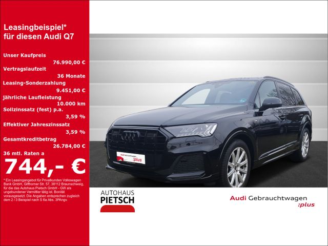 Audi Q7 50 TDI quattro S line AHK Matrix Luftfed Pano