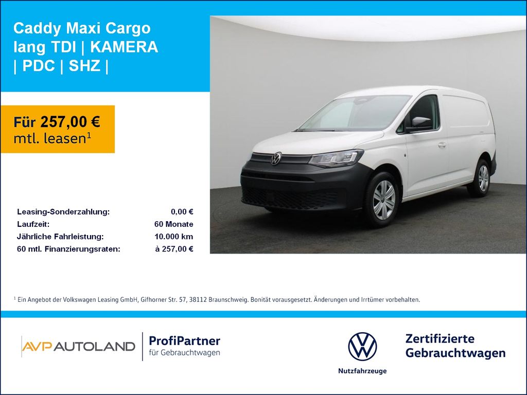 Volkswagen Caddy Maxi Cargo lang TDI | KAMERA | PDC | SHZ |