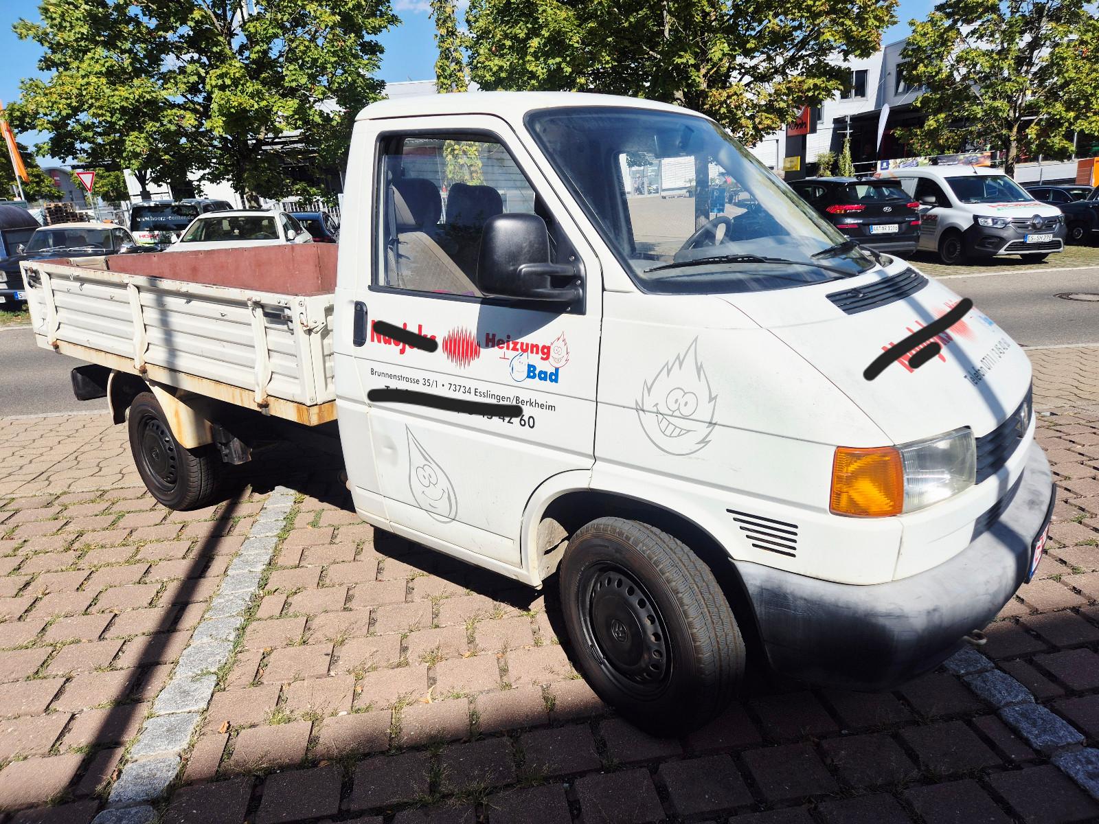 Volkswagen T4Pritsche LKW ZULASSUNG AHK 2HD TÜV NEU 08.2028
