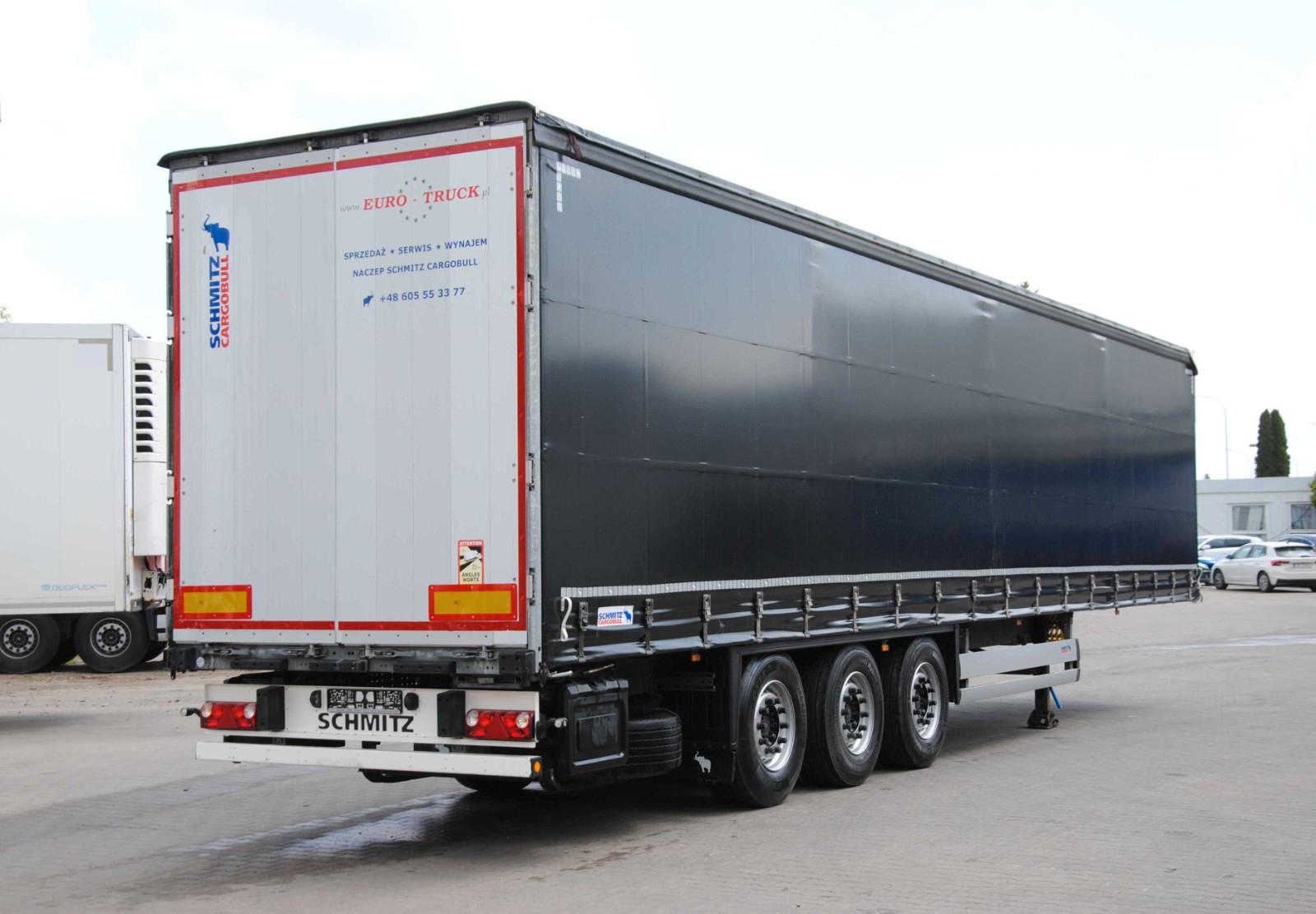 Schmitz Cargobull Lifting axle, new tarpaulin, reinforced roof