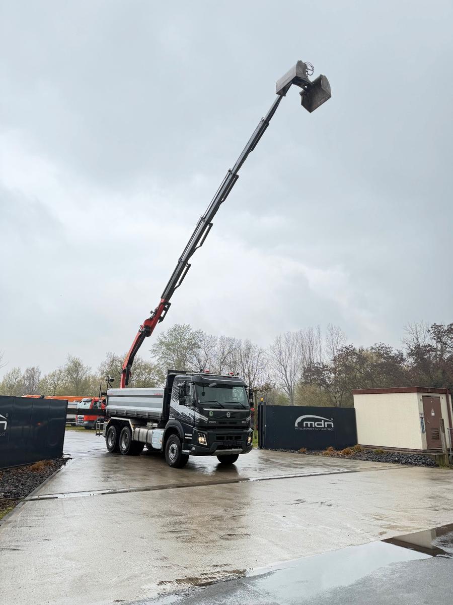 Volvo FMX 420 Kipper 6x4 Kran 18m FUNK Bordmatik
