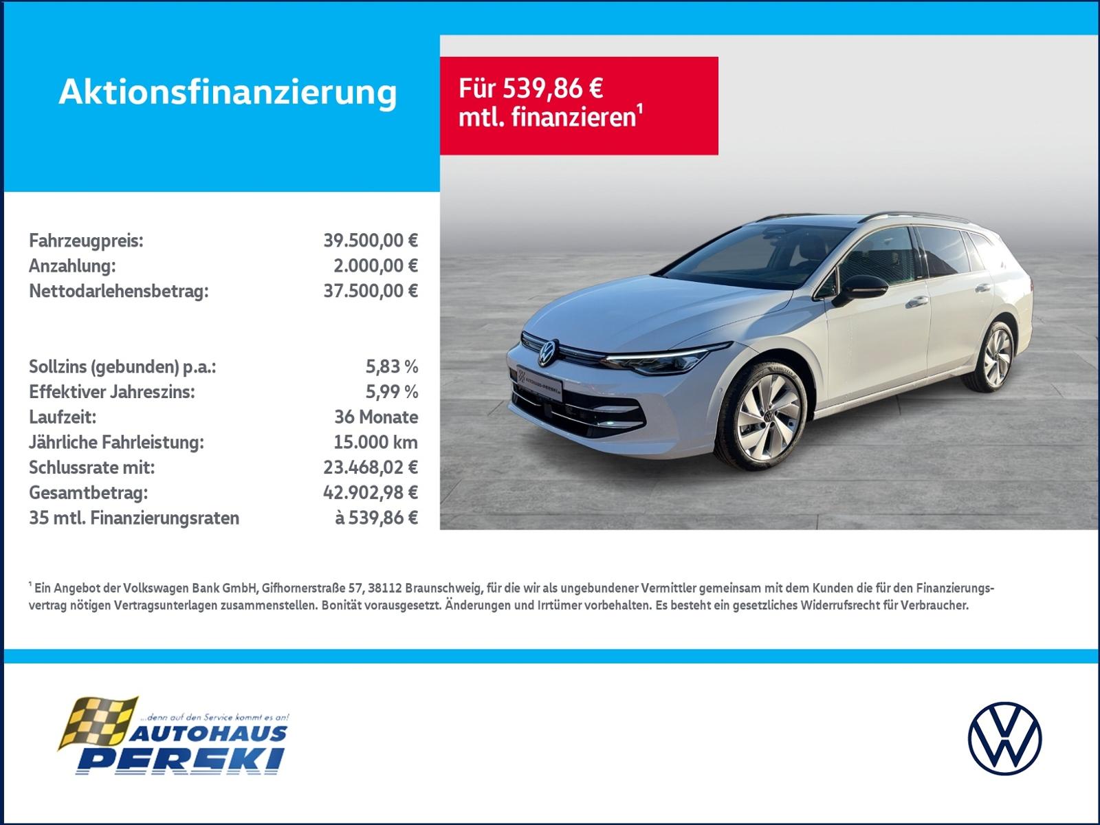 Volkswagen Golf VIII 8 Variant 2.0 TDI Energy DSG  KLIMA, N