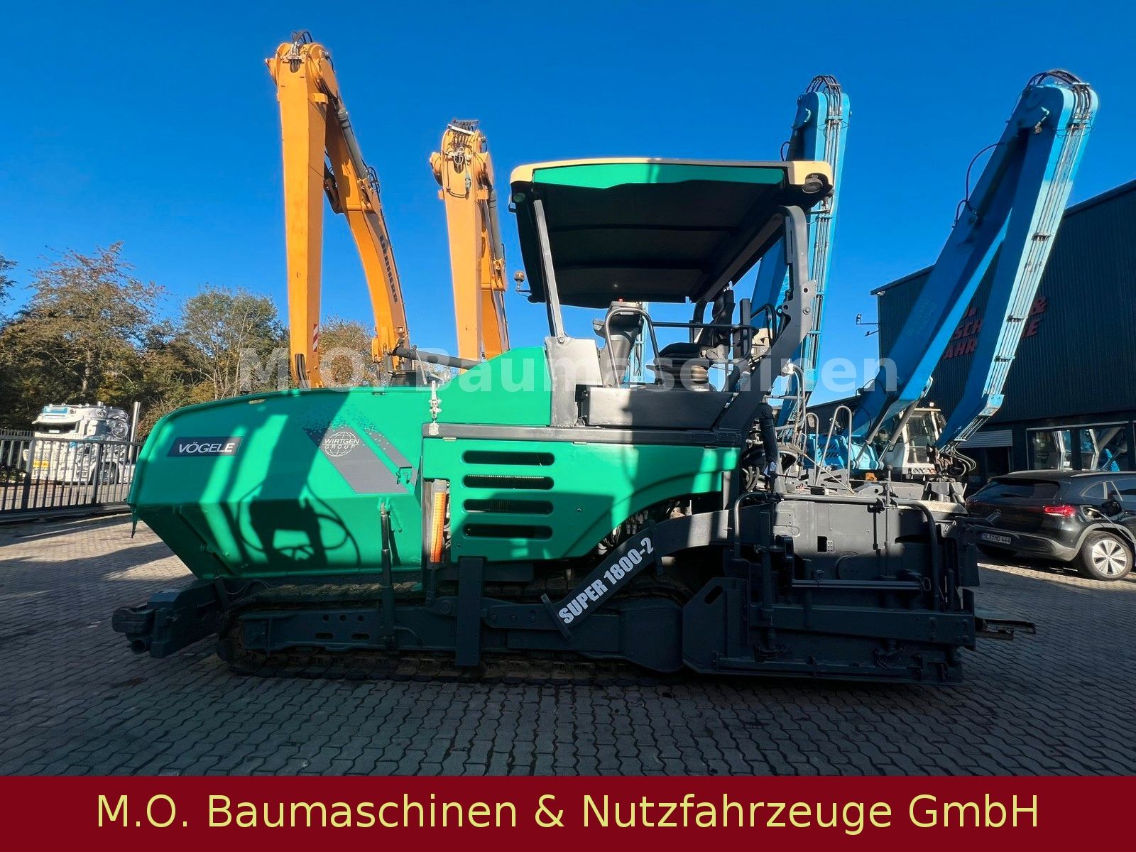 Fahrzeugabbildung Vögele Super 1800-2 / 2x Display / 2x Sensor /2x 50 cm/