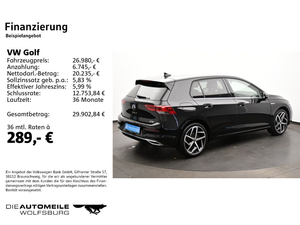 Volkswagen Golf 8 VIII 1.5 eTSI DSG Style AHK Rückkam Multi foto 2