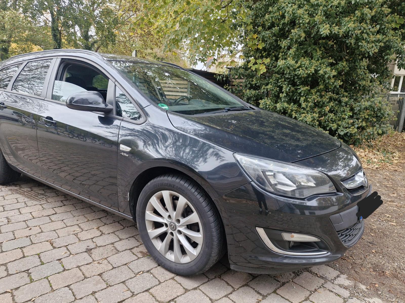 Opel Astra 2013 — engine 1.956 cm³, 165 HP (121kW)