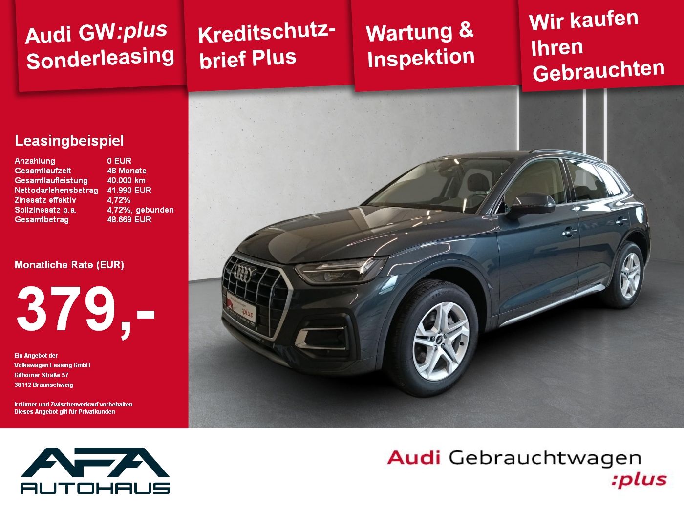 Audi Q5 40 TDI quattro S tronic AHK*RFK*ACC*Navi