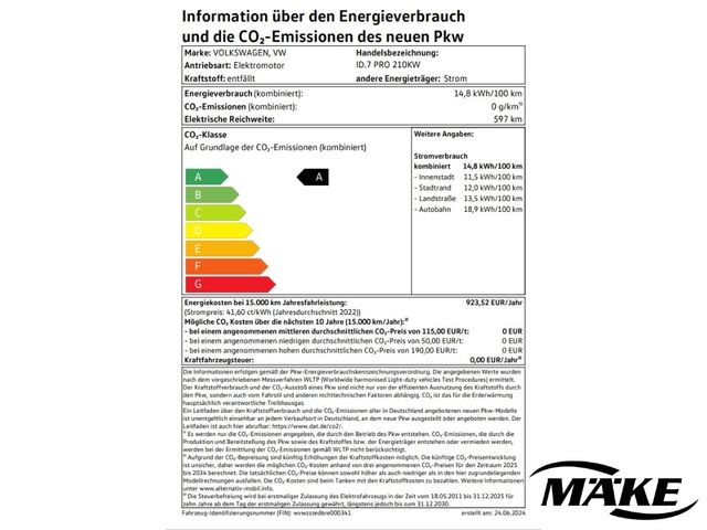 ID.7 Tourer Pro AHZV ACC IQ.L RFK ALU NAVI