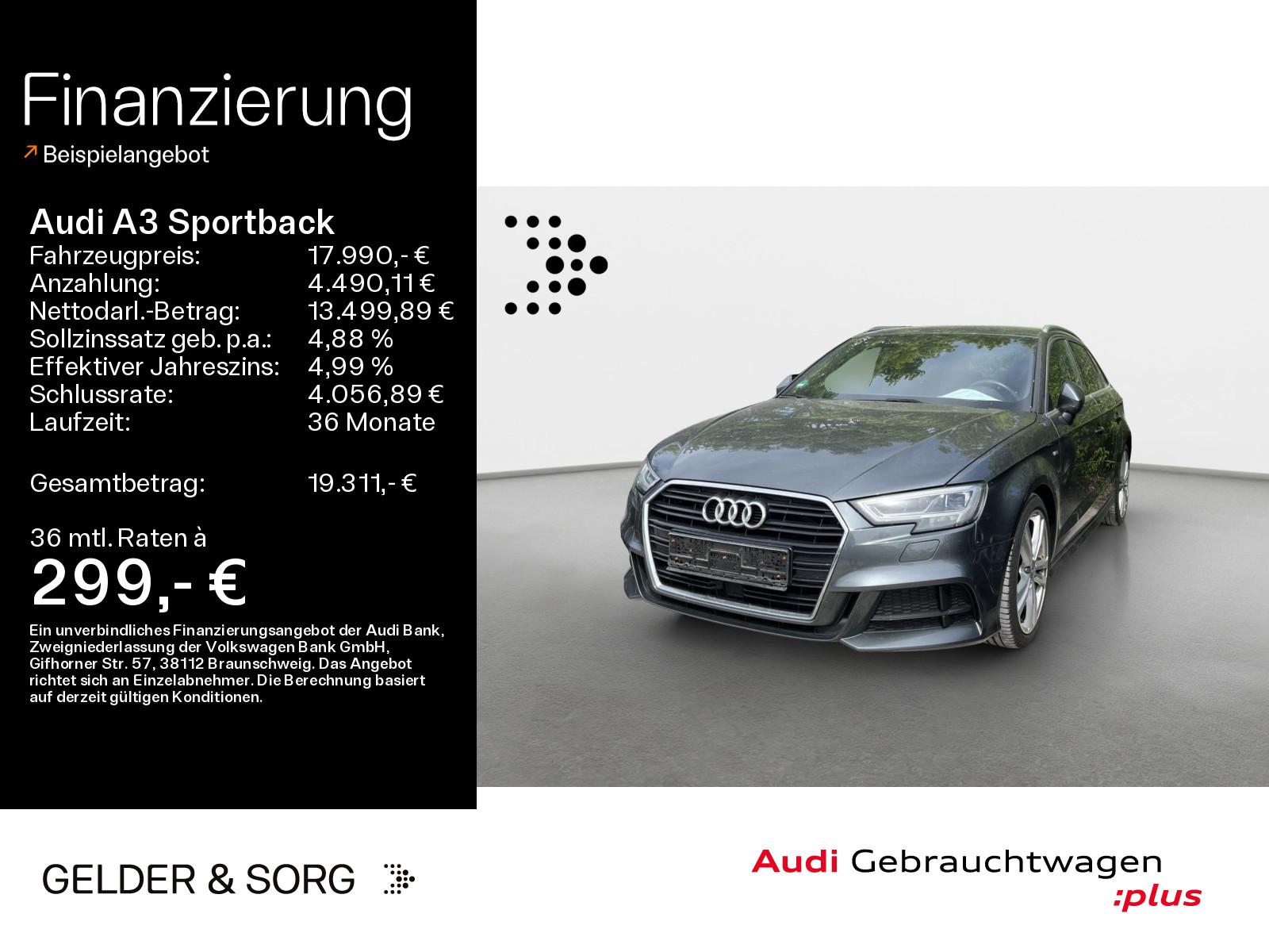 Audi A3 Sportback 35 TDI 3x S line*LED*B&O*ACC*EPH