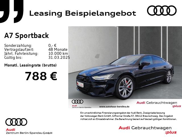 Audi A7 Sportback 55 TFSIe qu. S line*B&O*HuD*MATRIX*