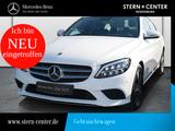 Mercedes-Benz C 180 Avantgarde MBUX LED AHK Cam Navi Keyl PTS - Mercedes-Benz C 180 mit Benzin-Antrieb: Weiß, Limousine