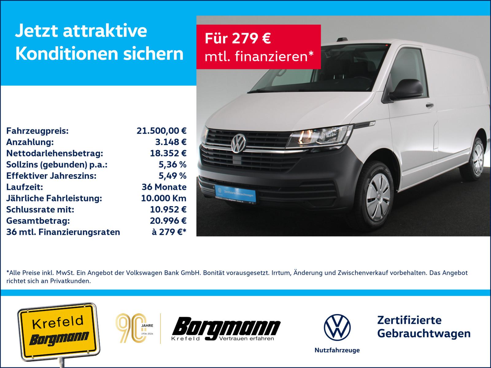Volkswagen T6.1 Transporter Kasten 2.0 TDI ACC NAVI SHZ PDC
