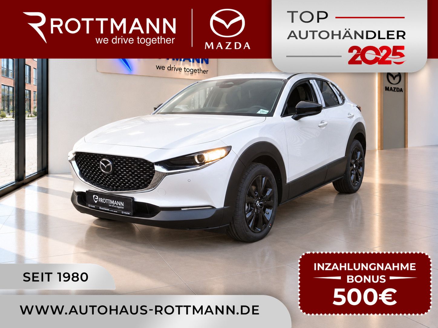 Mazda CX-30 SoMo eSKYACTIV-G 2.5 140ps Homura ACC NAVI