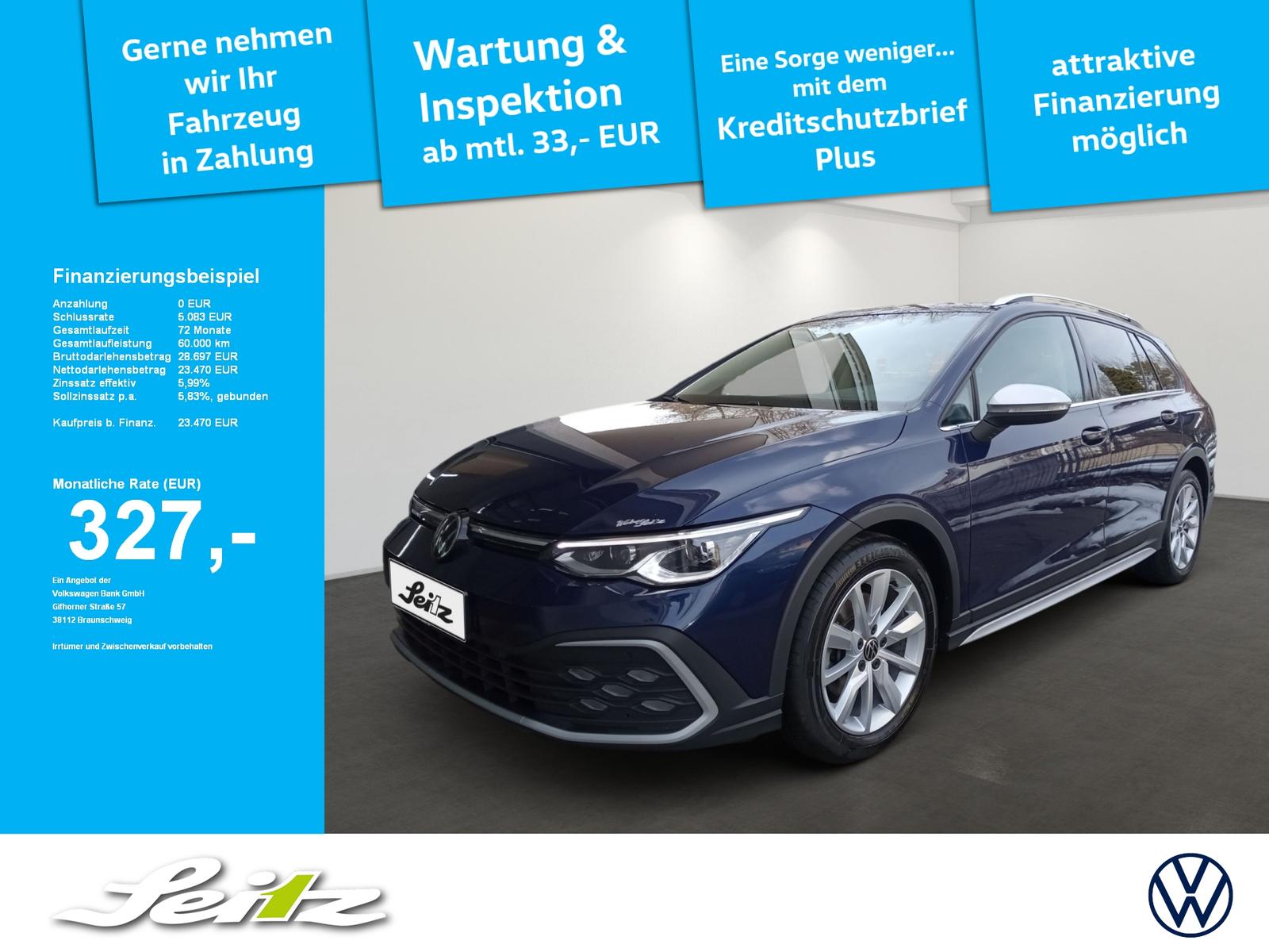 Volkswagen Golf Variant 2.0 TDI DSG Alltrack 4Motion AHK. N