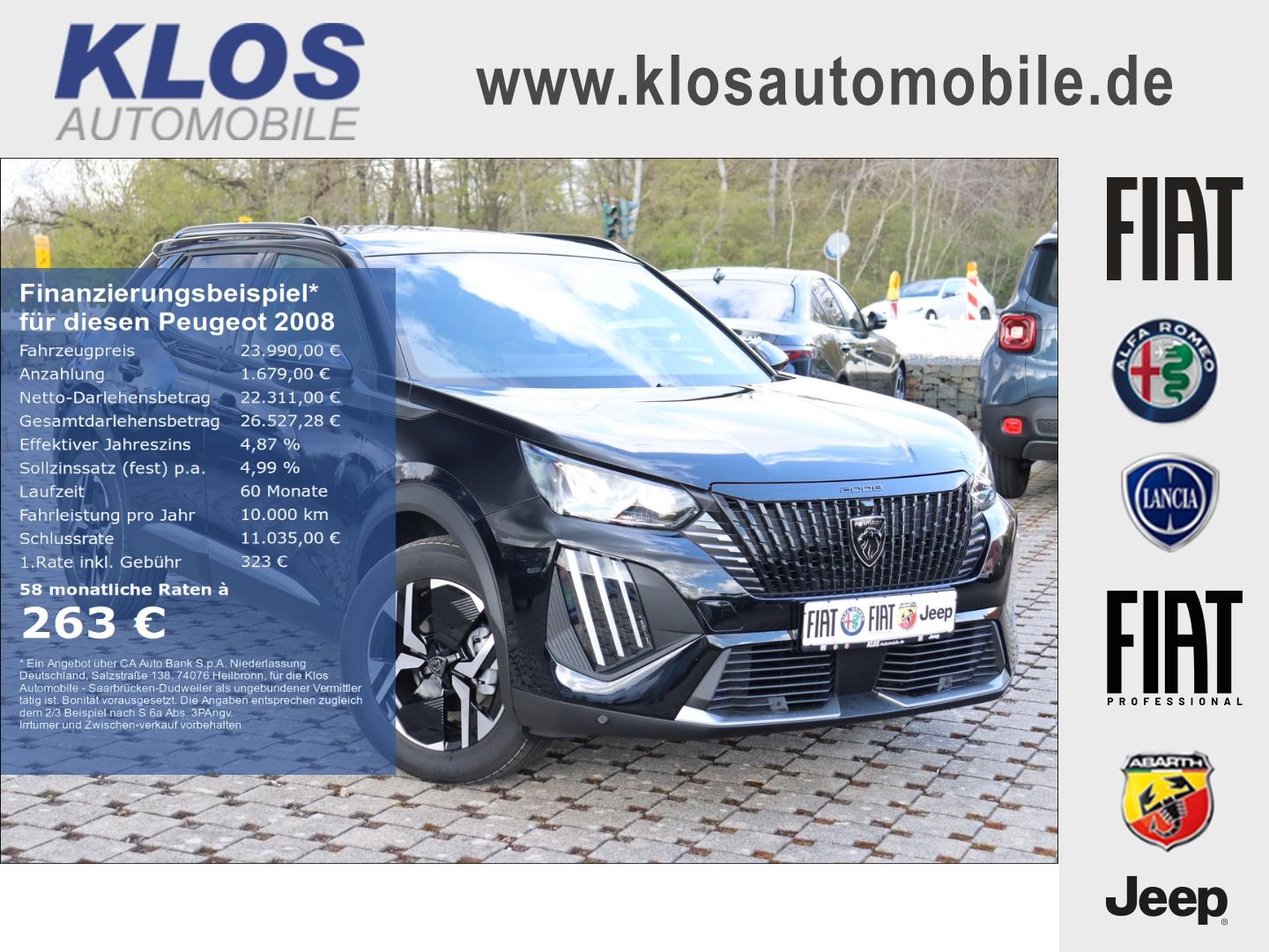 Peugeot 2008 ALLURE PureTech 1.2 100 PS MT6 SICHT ASSIST