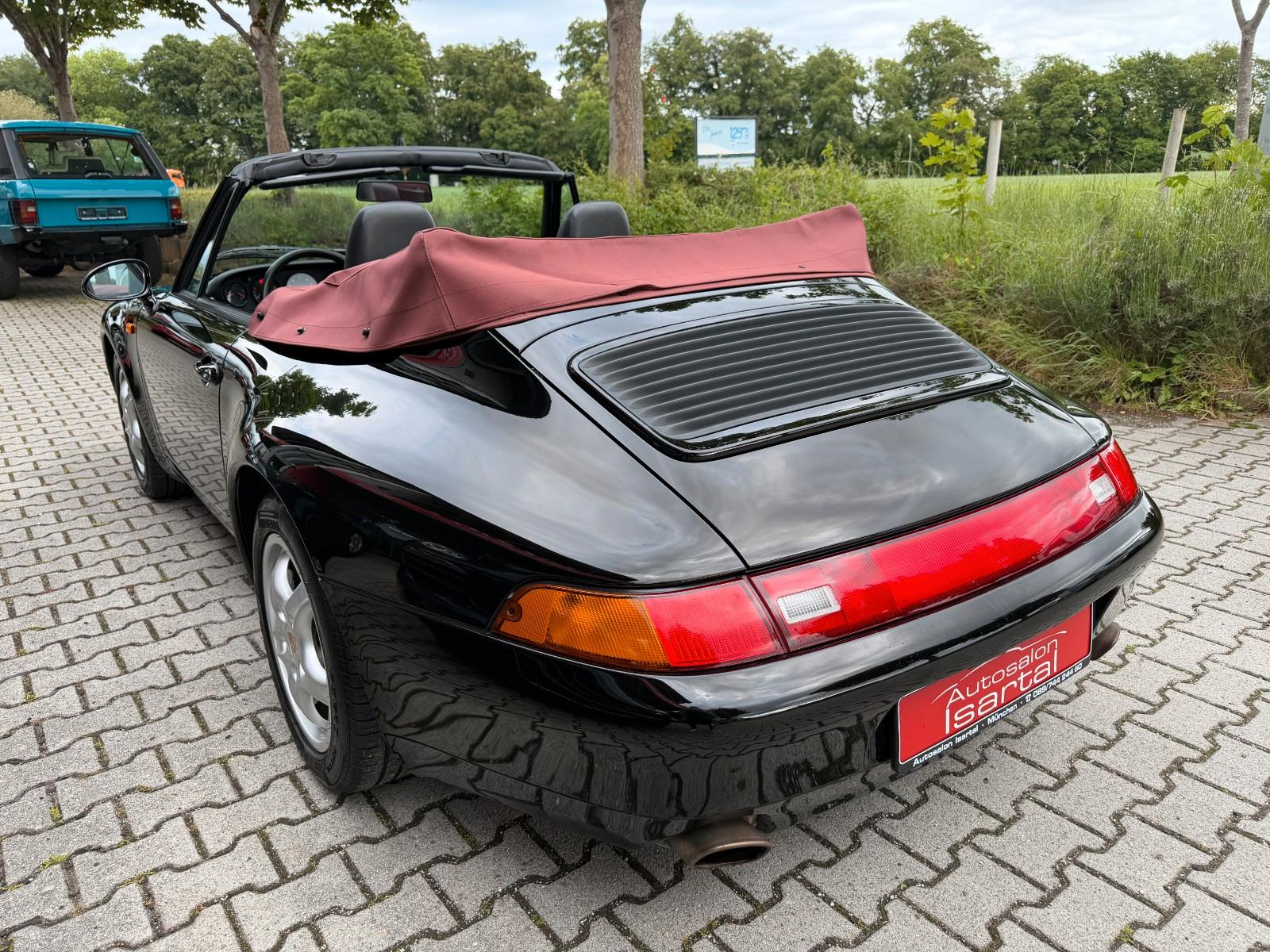 Porsche 993 C2 Cabrio 6-Gg.- 1.dt. Hd. PZ-Scheckheft