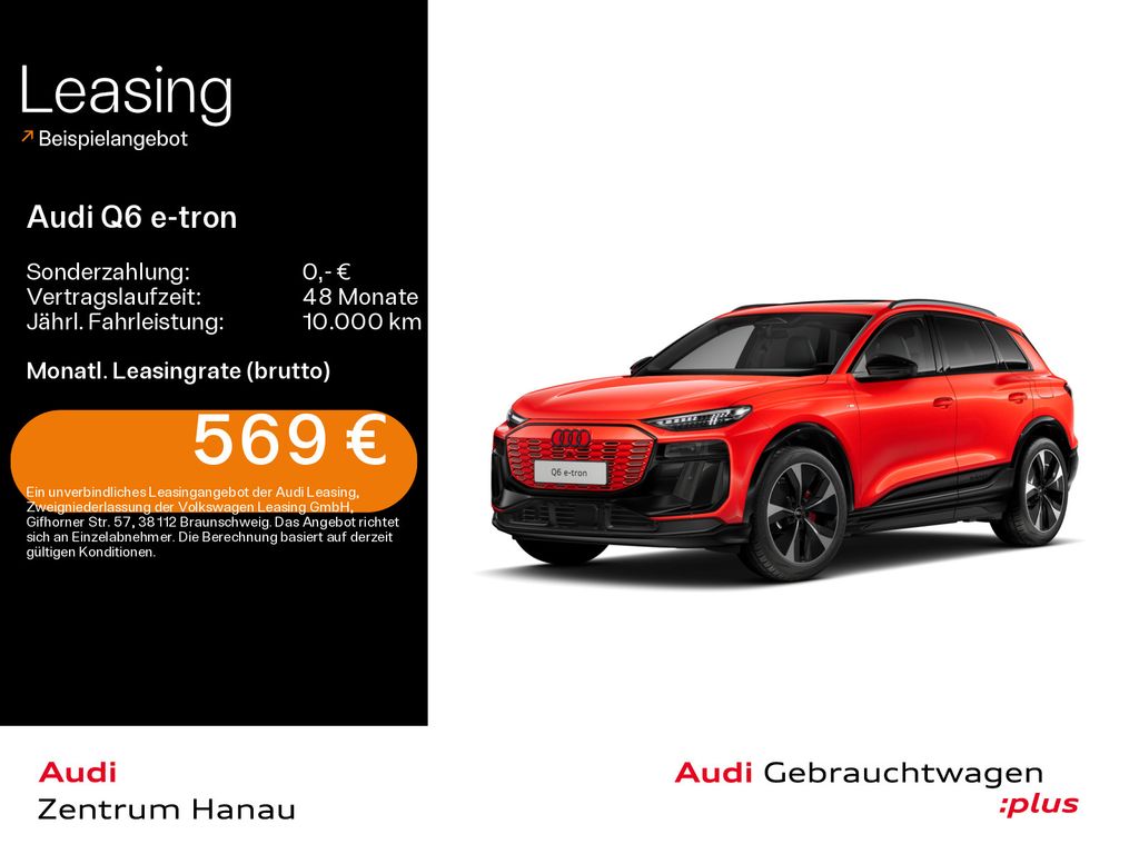 Audi Q6 e-tron performance S-LINE*0,25%*MATRIX*HUD*LU