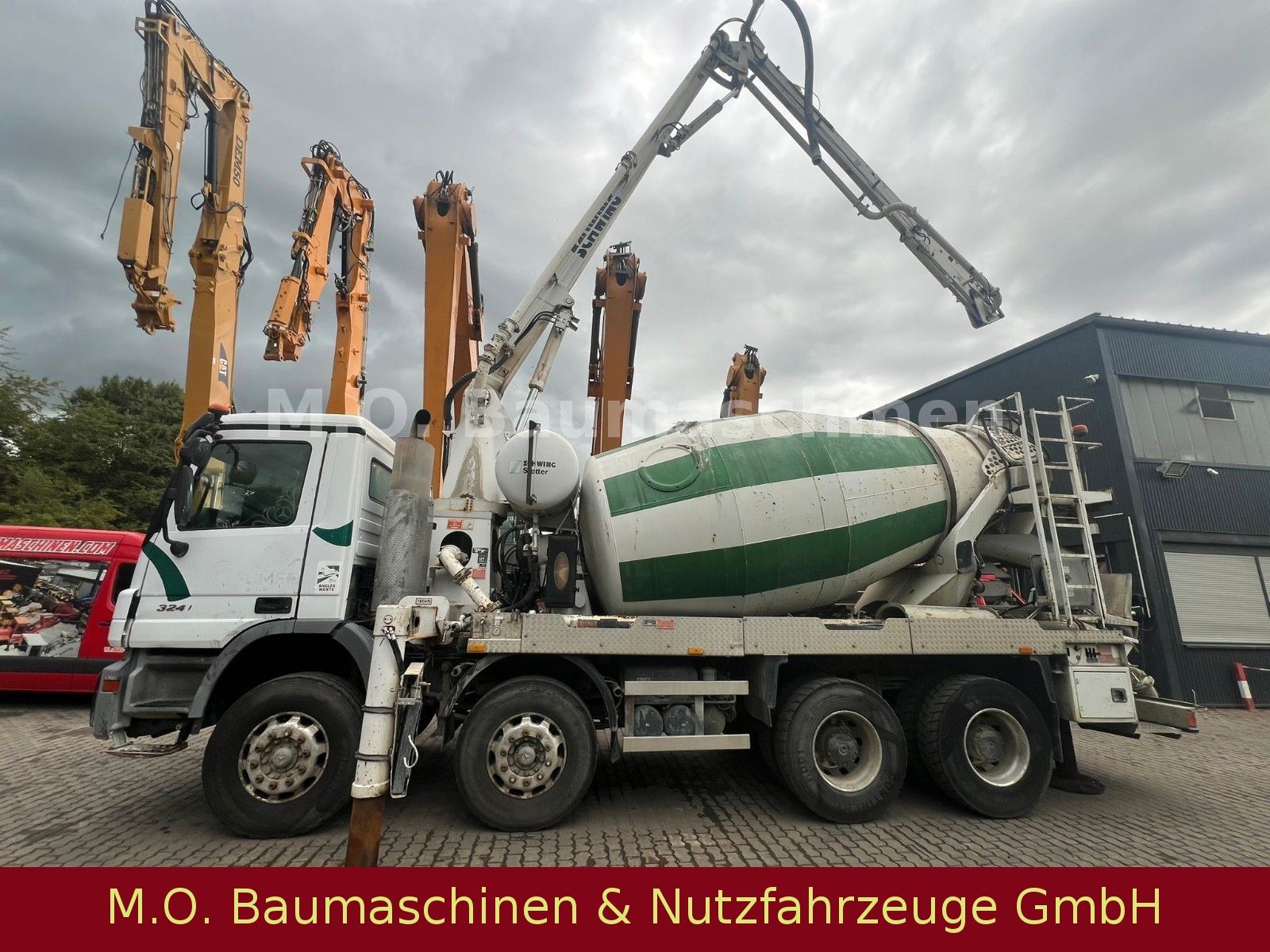 Fahrzeugabbildung Mercedes-Benz Actros 3241 Betonmischer+ Schwing Setter Pumpe
