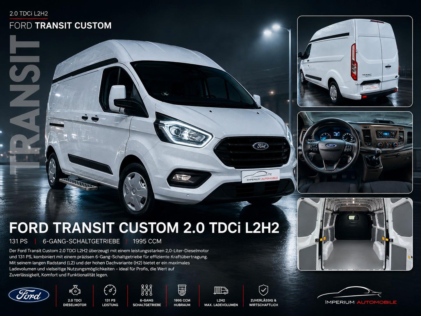 Ford Transit Custom 2.0 CDTI L2H2 *KLIM*TEMPO*PDC*STH