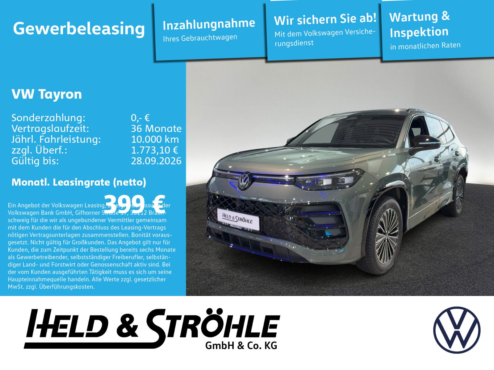 Volkswagen Tayron R-Line 2.0TDI DSG AHK AKTIONSZULASSUNG